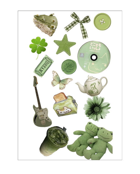 Greem Dream Sticker sheet
