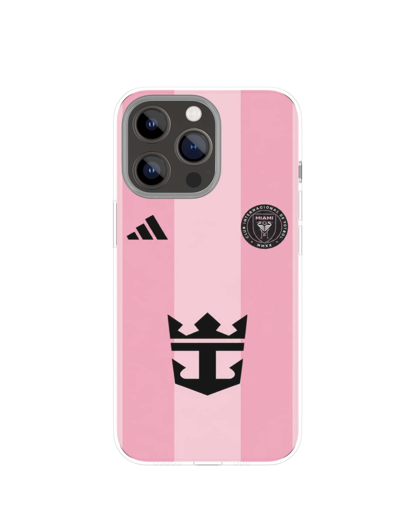 Inter Miami themed phone case