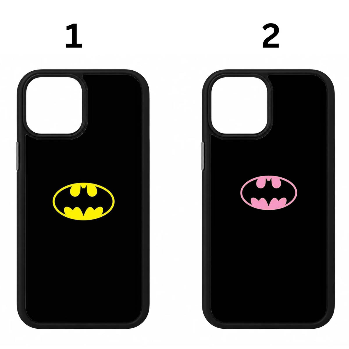 Batman themed Matching Duo Phone Case