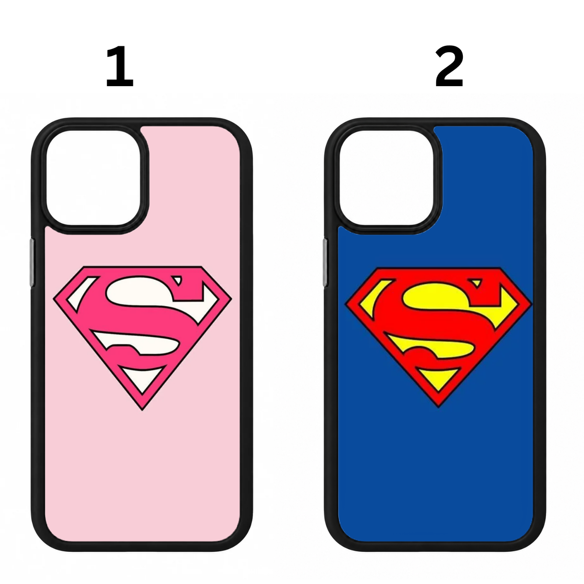 Superman Matching Duo phone case