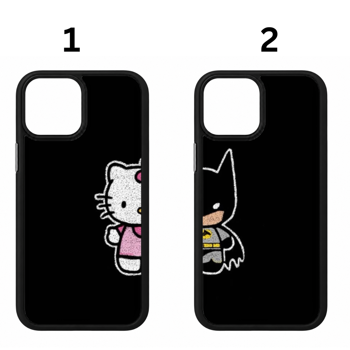 Batman & Hello Kitty Matching Duo Phone Case