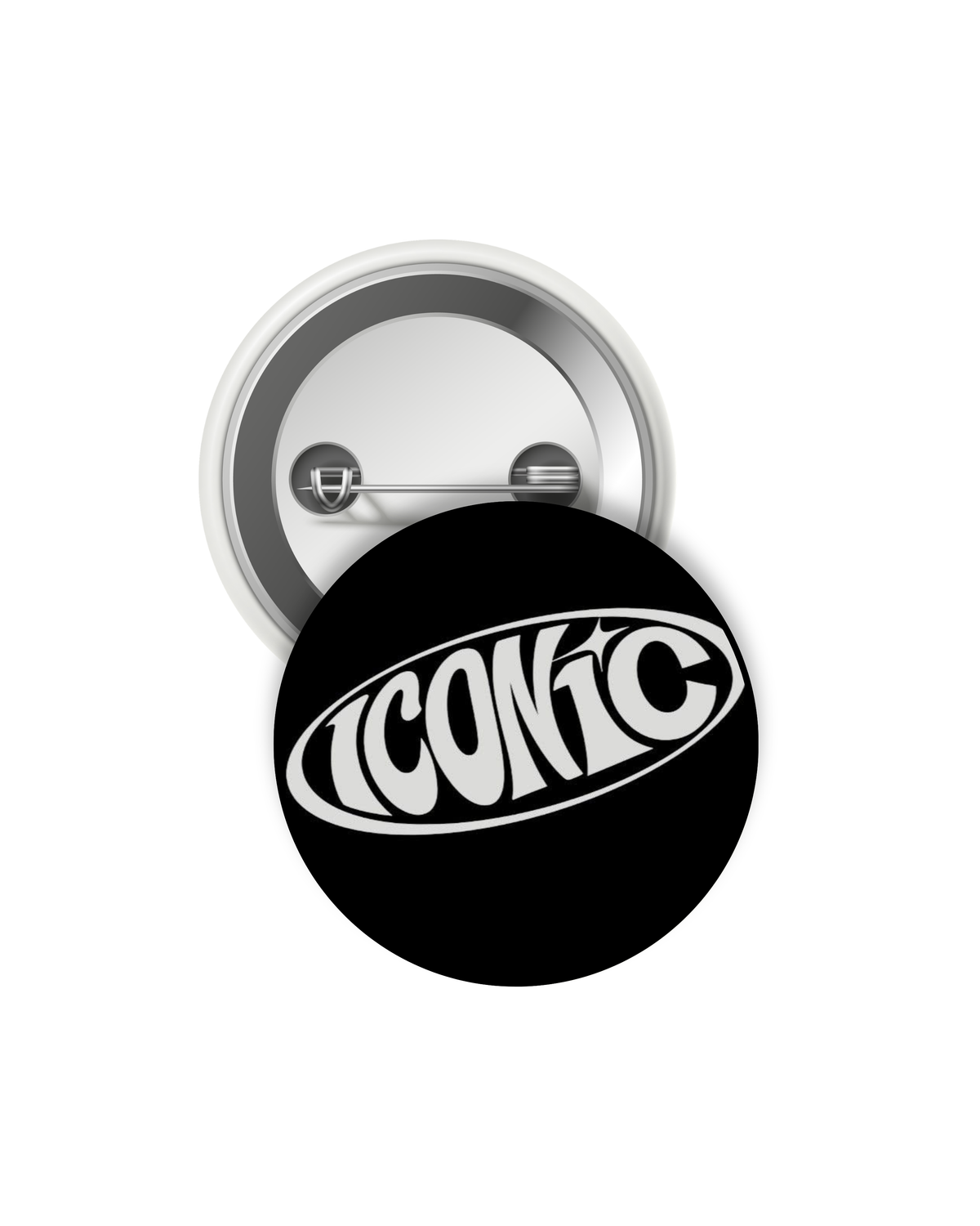 Iconic pin/badge