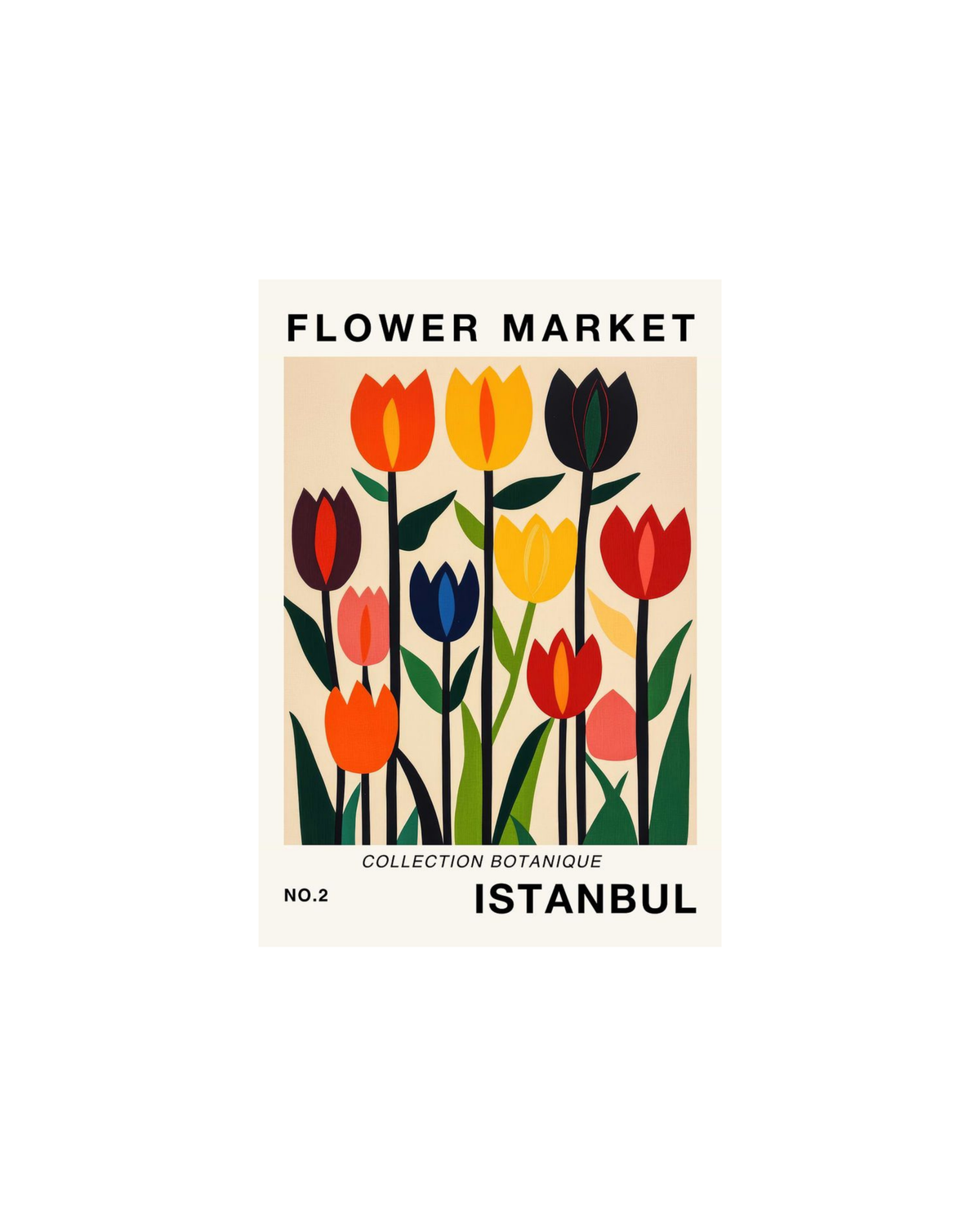 Aesthetic Flower Market Themed Posters