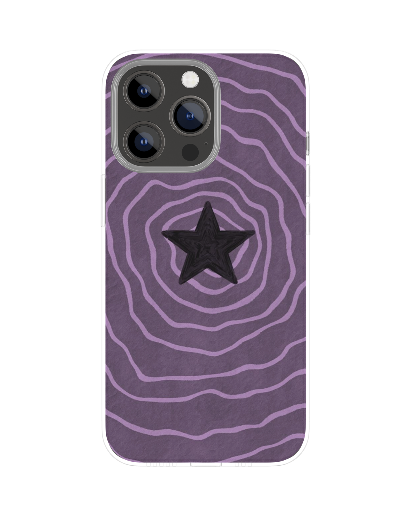 Y2K Star Swirl Themed Phone Case
