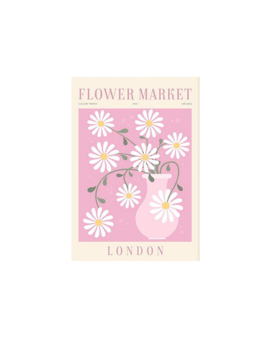 Aesthetic Flower Market Themed Posters