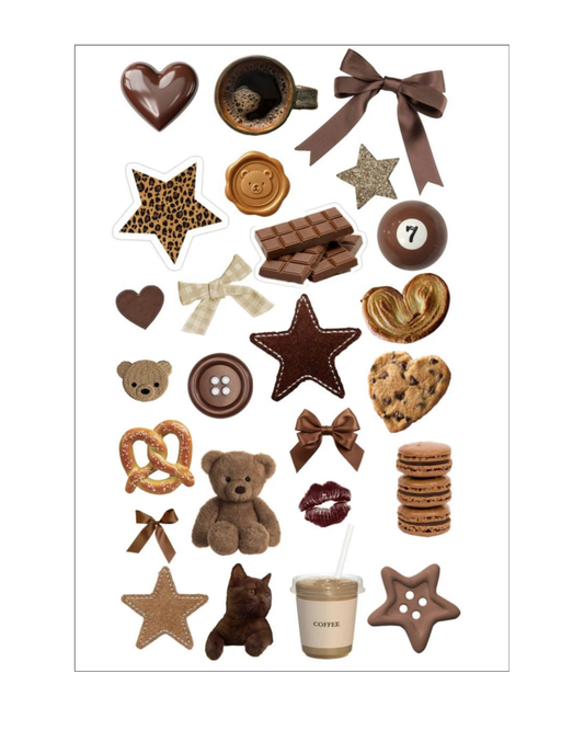 Chocolate Dream Stickers sheets
