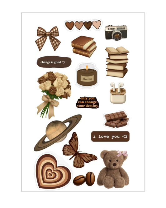 Chocolate Dream Stickers sheets