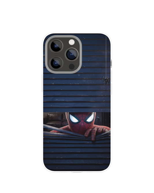Peekaboo Spidey phone case