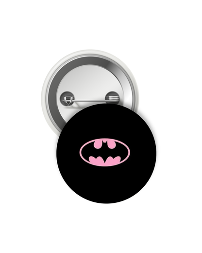 Classic & Pink Batman pin/badge