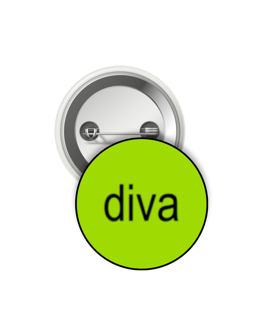 diva pin/badge