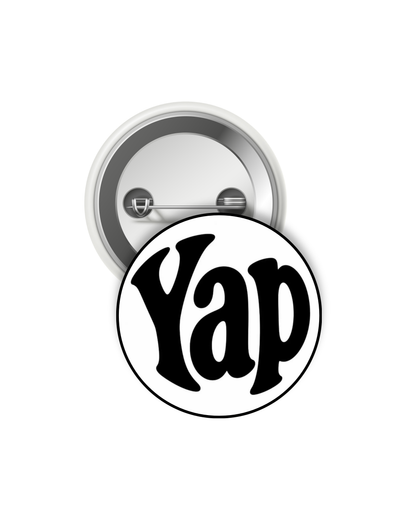 3d text pin/badge