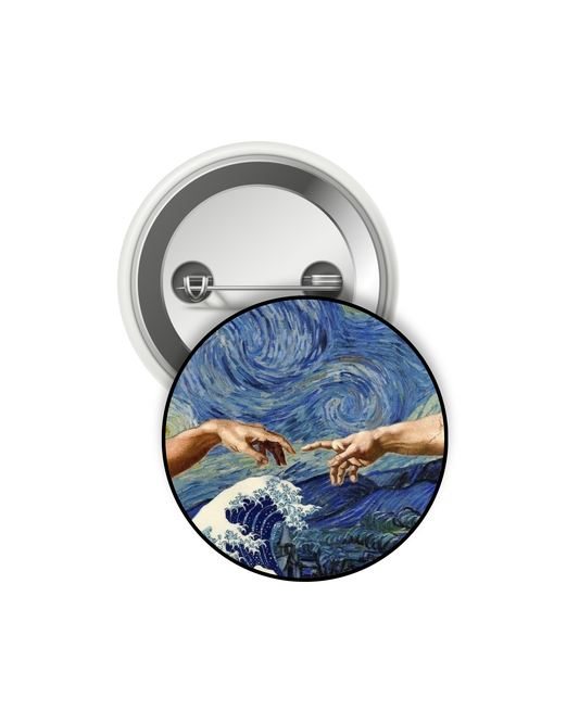 Van gogh pin/badge