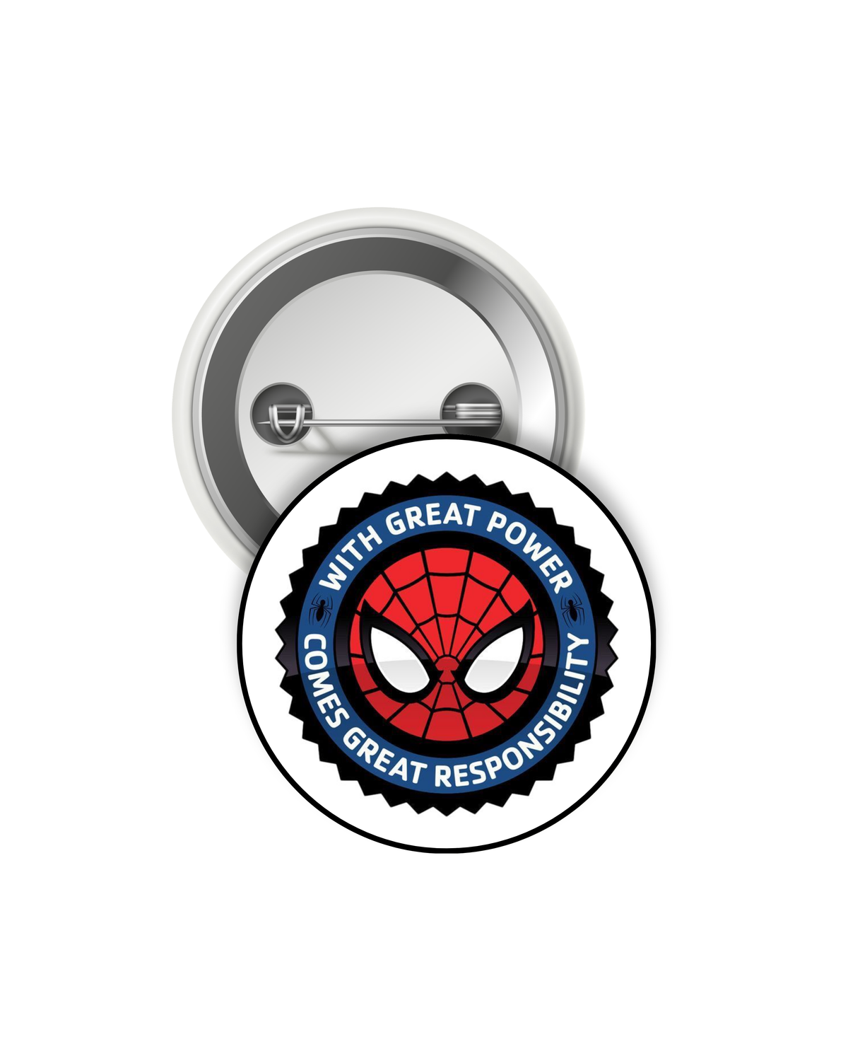 spiderman pin/badge