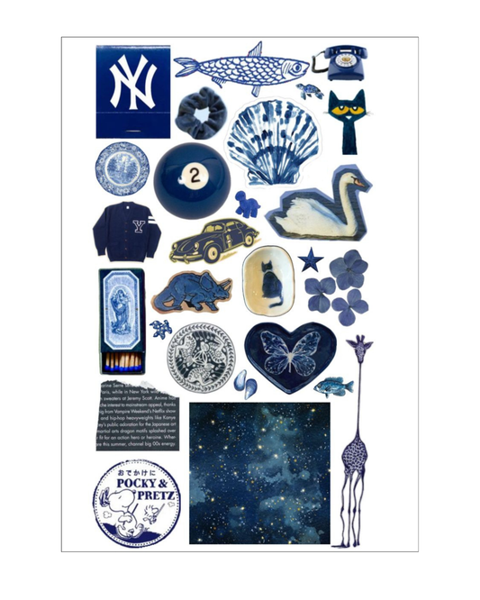 Navy Dream Sticker Sheet