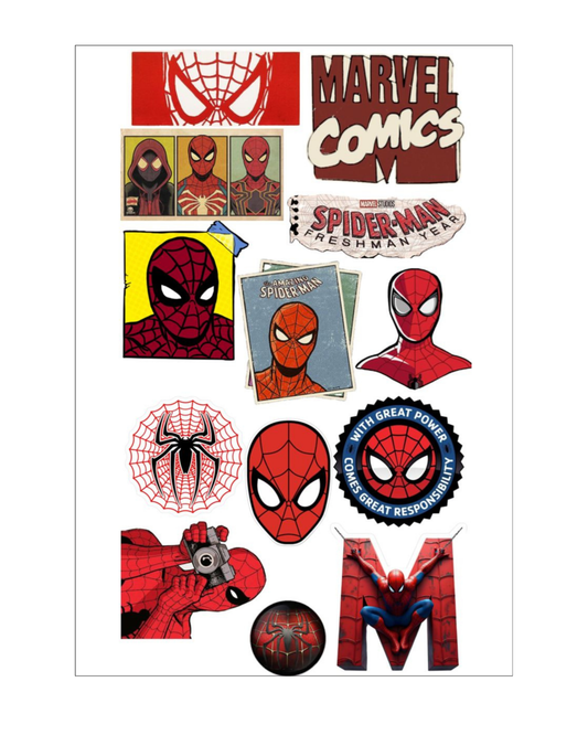 Spidey Themed Sticker Sheets VOL II