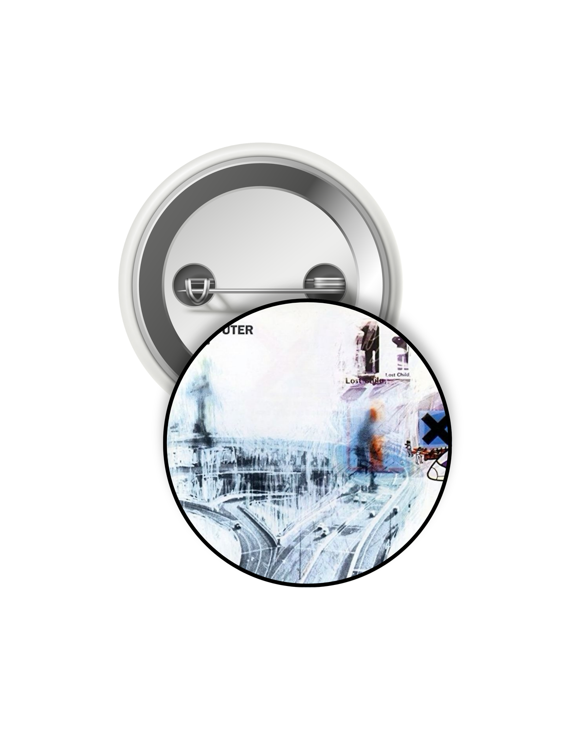 Radio Head pin/badge