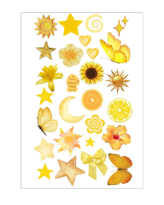 Yellow Dream sticker sheet