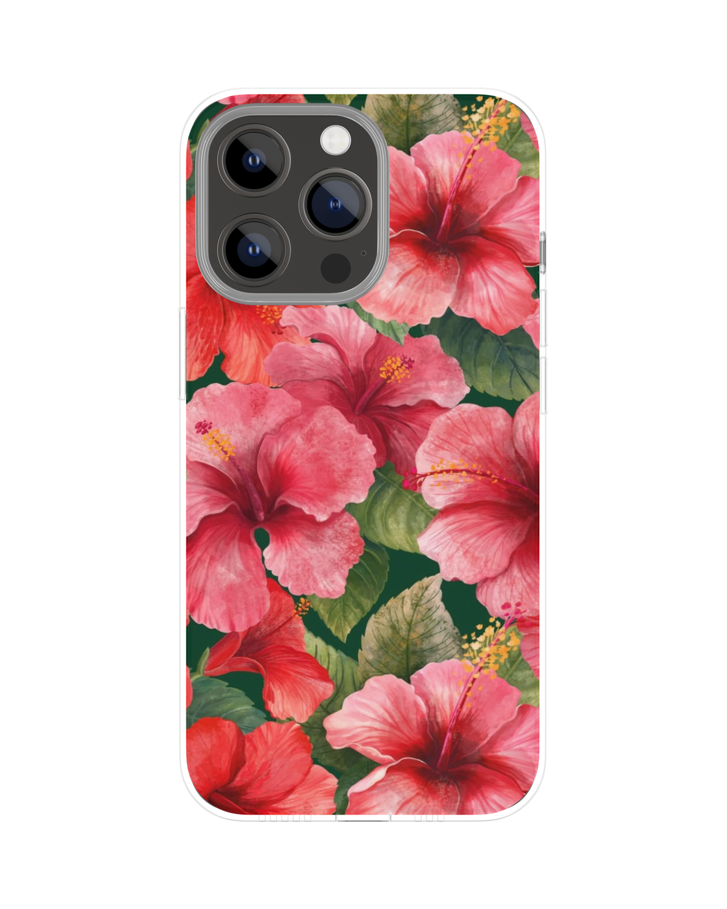 Aesthetic Flowers Pattern Themed Phone Case