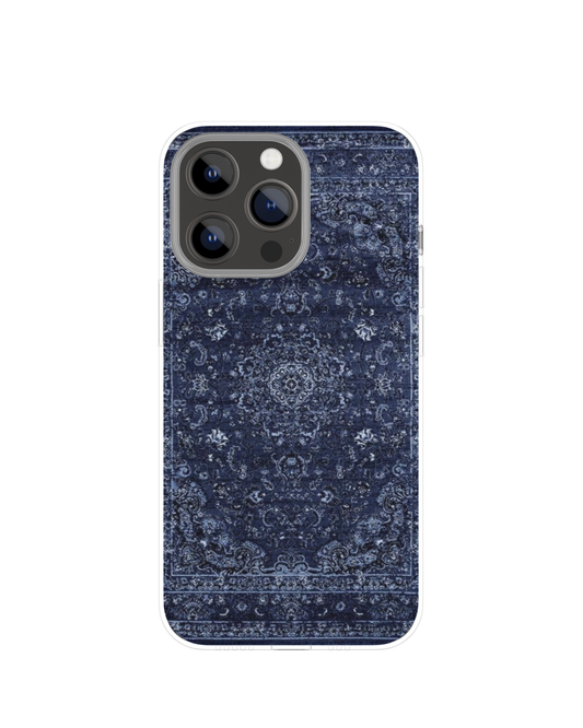 Blue Arabic Pattern Themed Phone Case