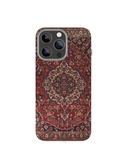 Red Arabic Pattern Themed Phone Case