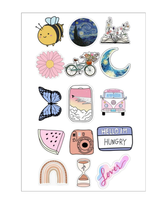 Cozy Girly Stickers