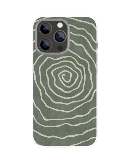 Y2K Swirl Patterns Themed Phone Case